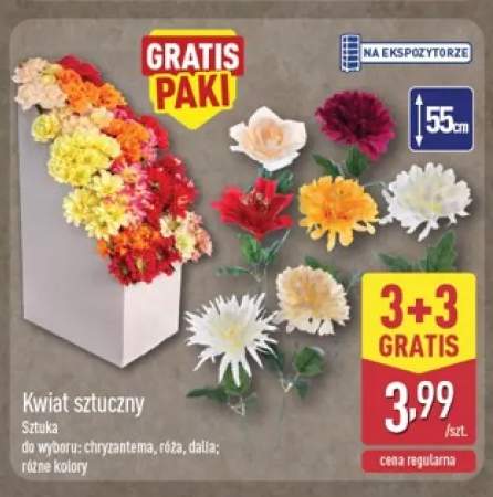 Kwiat sztuczny chryzantema +2 warianty