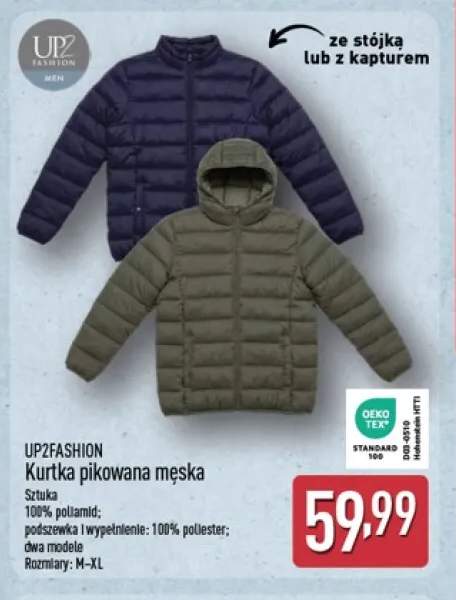 Kurtka pikowana męska UP2FASHION