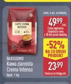 Kawa ziarnista Crema Intenso Barissimo