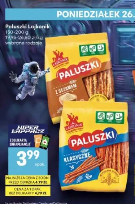Paluszki z sezamem Lajkonik +1 wariant