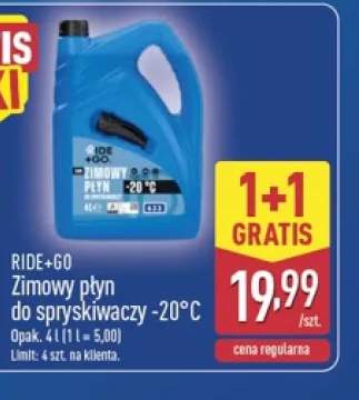 Zimowy płyn do spryskiwaczy -20°C Ride+Go