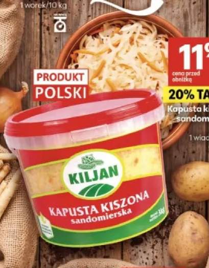 Kapusta kiszona sandomierska Kiljan
