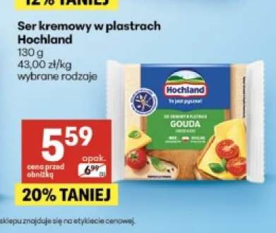 Ser kremowy w plastrach Hochland