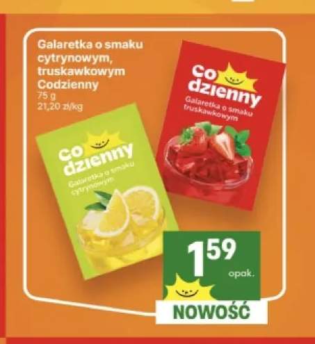 Galaretka o smaku cytrynowym Codzienny +1 wariant