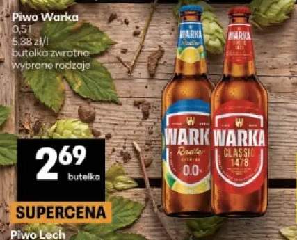 Piwo bezalkoholowe Warka Radler Cytryna +1 wariant