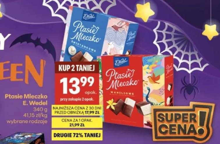 Ptasie Mleczko śmietankowe +1 wariant