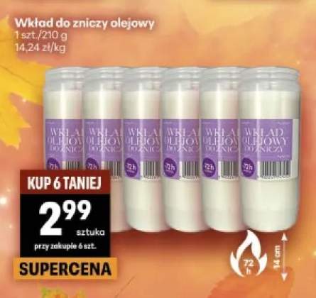 Wkład do zniczy olejowy