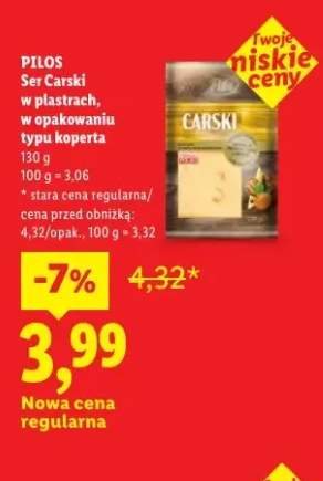 Ser Carski w plastrach w opakowaniu typu koperta Pilos
