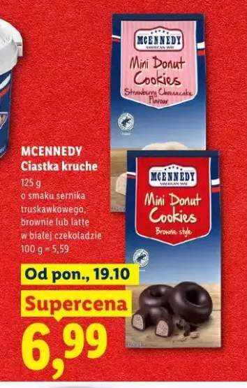 Ciastka kruche o smaku sernika truskawkowego McEnnedy +2 warianty