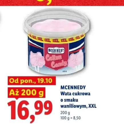 Wata cukrowa o smaku waniliowym XXL McEnnedy