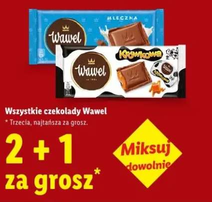 Czekolada mleczna Wawel +1 wariant