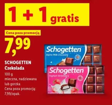 Czekolada nadziewana Schogetten +2 warianty