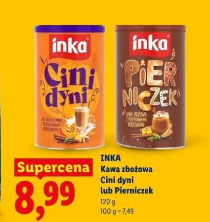 Kawa zbożowa Inka Pierniczek +1 wariant
