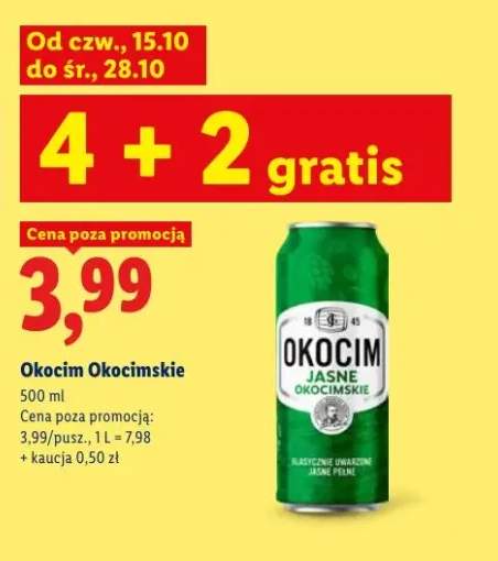 Piwo Okocim Okocimskie