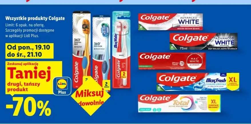 Produkty Colgate +8 wariantów