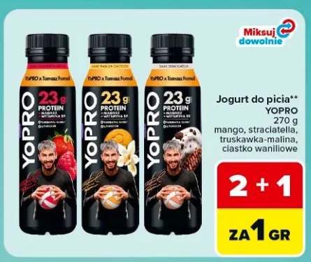 Jogurt do picia ciastko waniliowe YoPro +3 warianty