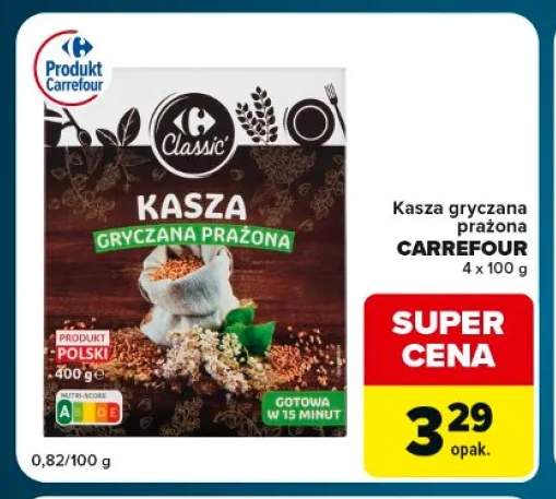 Kasza gryczana prażona Carrefour