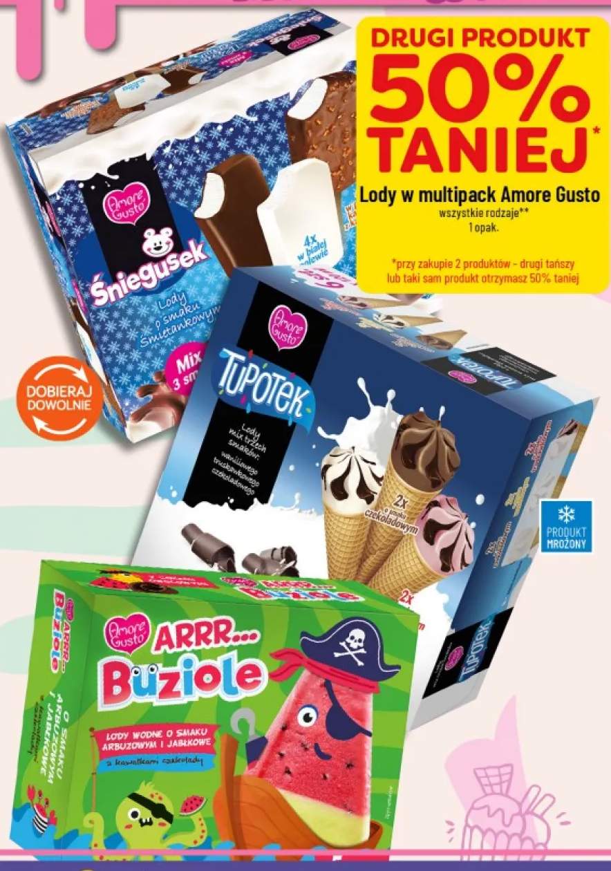 Lody Śniegusek Amore Gusto +2 warianty