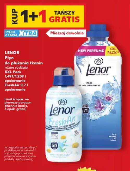 Płyn do płukania tkanin Lenor