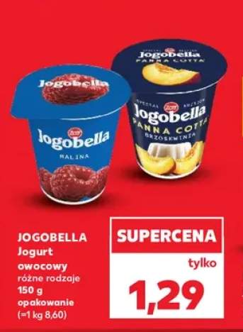 Jogurt owocowy Jogobella malina +1 wariant