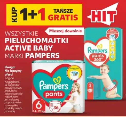 Pieluchomajtki Active Baby marki Pampers