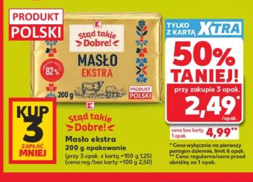 Masło ekstra Stąd takie Dobre!