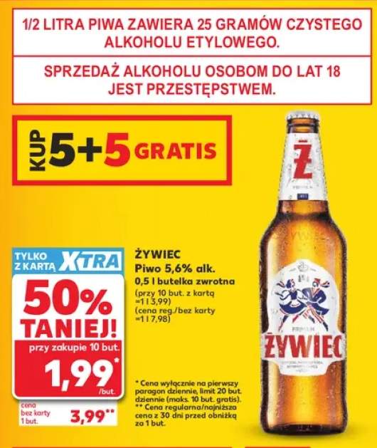 Piwo Żywiec 5,6% alk.