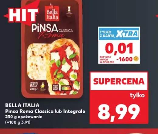 Pinsa Roma Classica Bella Italia +1 wariant