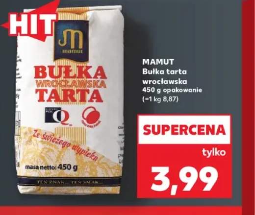 Bułka tarta wrocławska Mamut