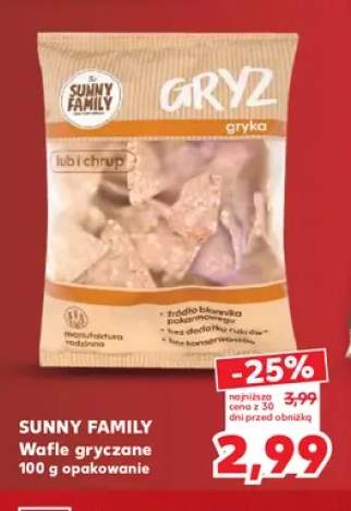 Wafle gryczane Sunny Family