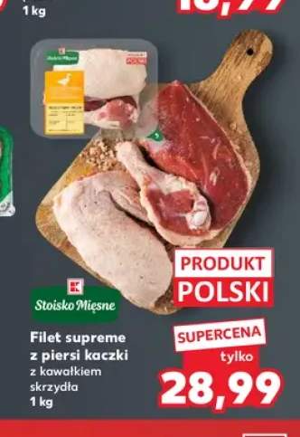 Filet supreme z piersi kaczki z kawałkiem skrzydła Stoisko Mięsne