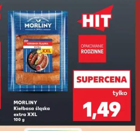 Kiełbasa śląska extra XXL Morliny