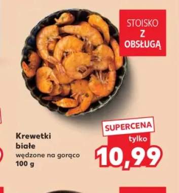 Krewetki białe wędzone na gorąco