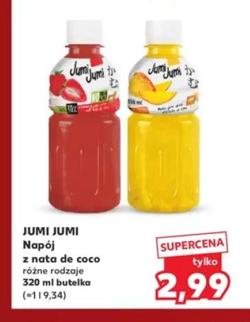Napój z nata de coco truskawkowy Jumi +1 wariant