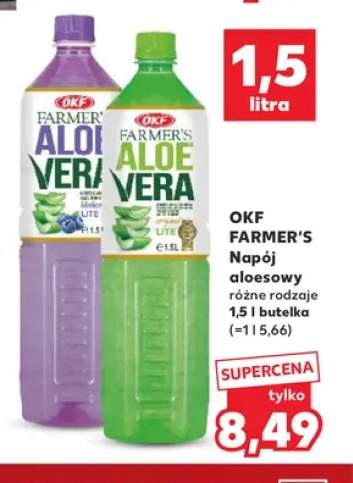 Napój aloesowy Aloe Vera Lite OKF Farmer's +1 wariant