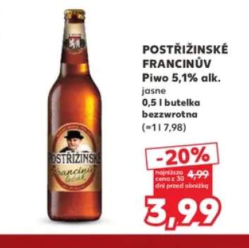 Piwo Postřižinské Francinův 5,1%