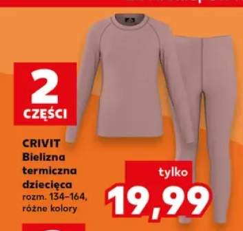 Bielizna termiczna dziecięca Crivit