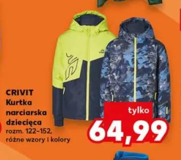 Kurtka narciarska dziecięca Crivit