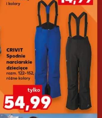 Spodnie narciarskie dziecięce Crivit