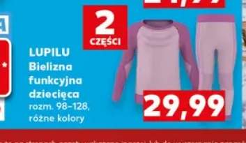 Bielizna funkcyjna dziecięca Lupilu