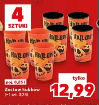 Zestaw kubków 4-pak 0,25 l
