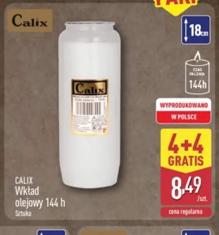 Wkład olejowy 144 h Calix