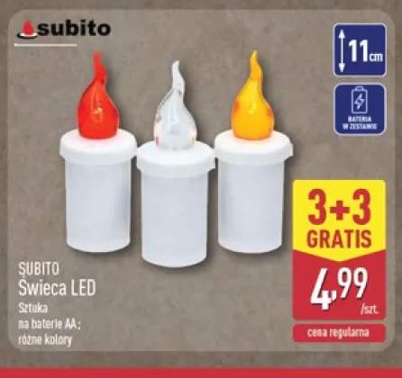 Świeca LED Subito