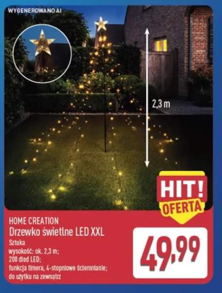 Drzewko świetlne LED Xxl Home Creation