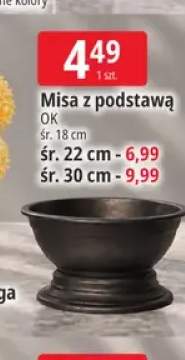 Misa z podstawą śr. 18 cm Ok +2 warianty