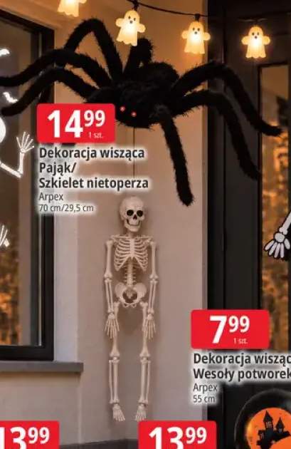 Dekoracja wisząca Pająk Arpex 70 cm +1 wariant