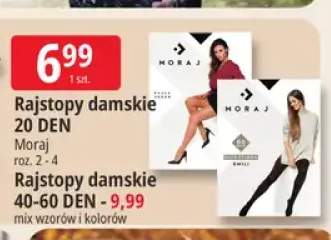 Rajstopy damskie 20 DEN Moraj +1 wariant