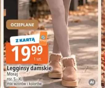 Legginsy damskie ocieplane Moraj