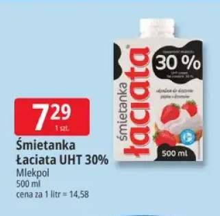 Śmietanka Łaciata UHT Mlekpol 30%