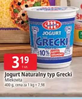 Jogurt naturalny typ grecki Mlekovita
